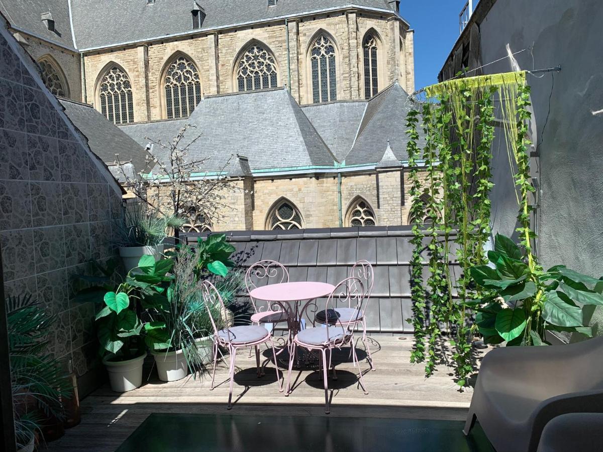 Ferienwohnung Wellness Loft With Sauna, Jacuzzi, Roof Terrace & Amazing View Antwerpen Exterior foto