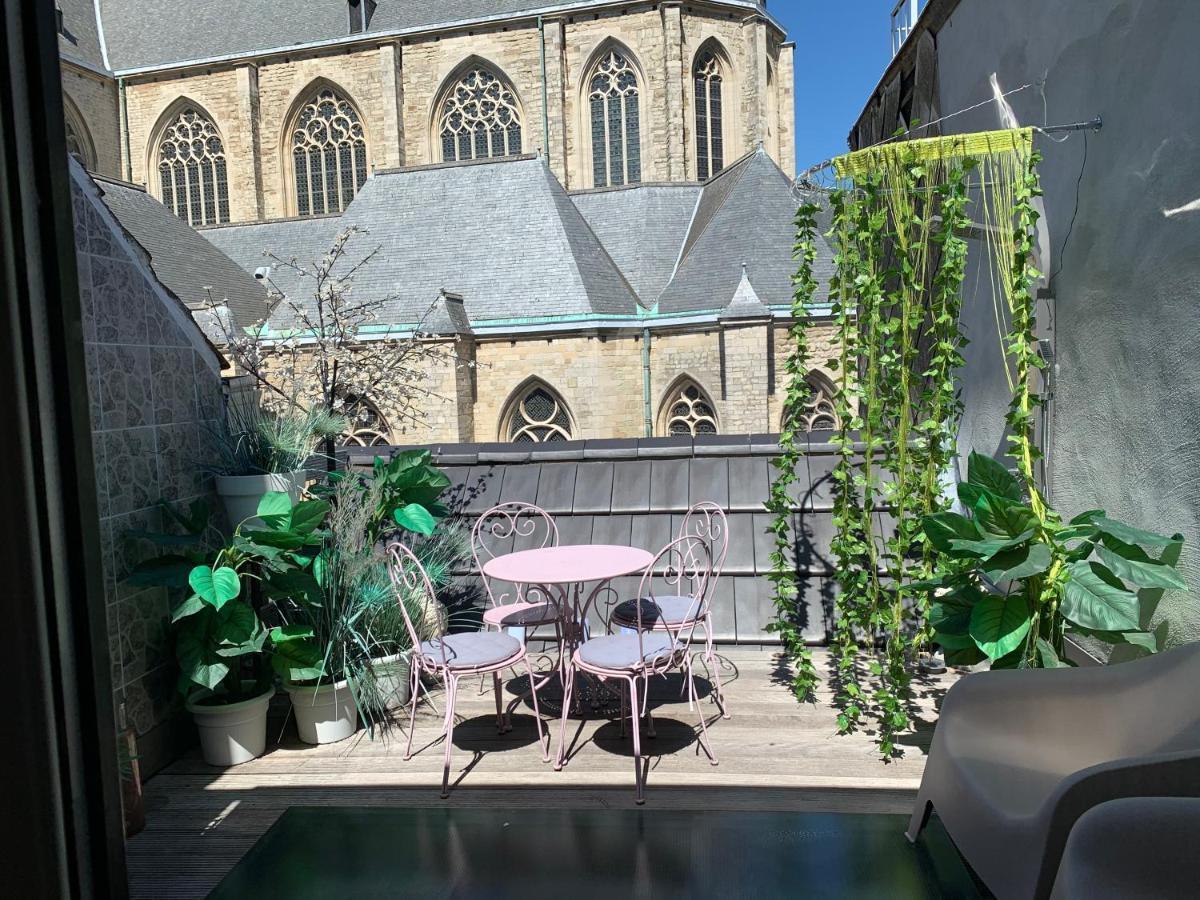Ferienwohnung Wellness Loft With Sauna, Jacuzzi, Roof Terrace & Amazing View Antwerpen Exterior foto