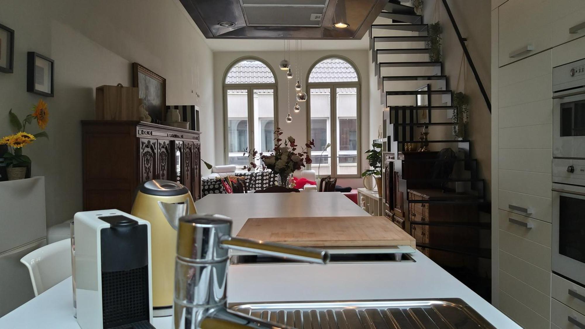 Ferienwohnung Wellness Loft With Sauna, Jacuzzi, Roof Terrace & Amazing View Antwerpen Exterior foto
