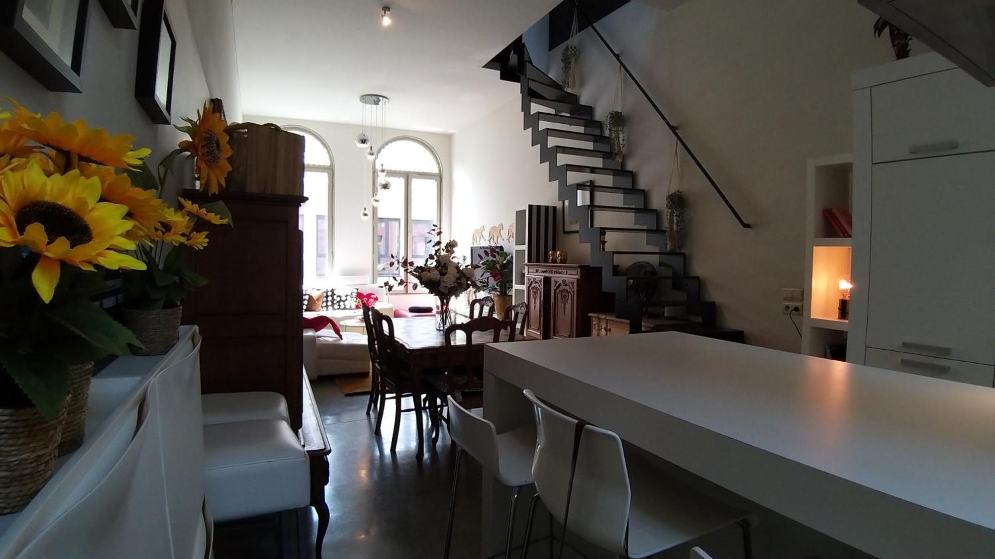 Ferienwohnung Wellness Loft With Sauna, Jacuzzi, Roof Terrace & Amazing View Antwerpen Exterior foto