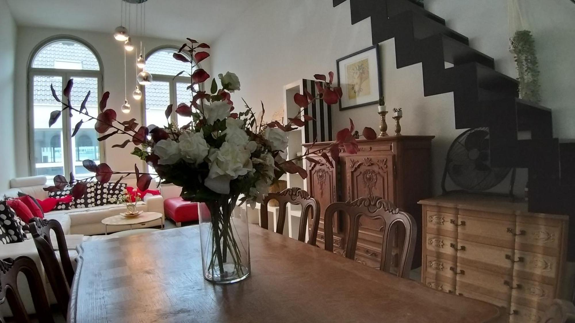Ferienwohnung Wellness Loft With Sauna, Jacuzzi, Roof Terrace & Amazing View Antwerpen Exterior foto