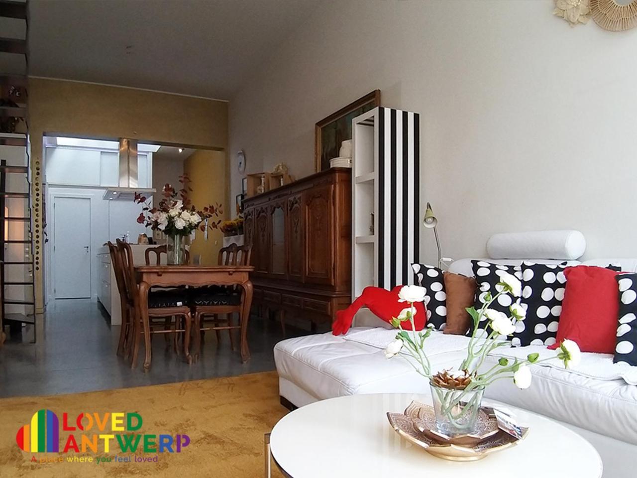 Ferienwohnung Wellness Loft With Sauna, Jacuzzi, Roof Terrace & Amazing View Antwerpen Exterior foto